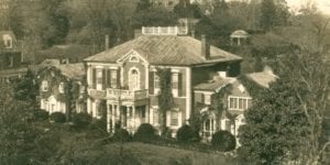 Black and White Dumbarton House c 1920 Library of Congress